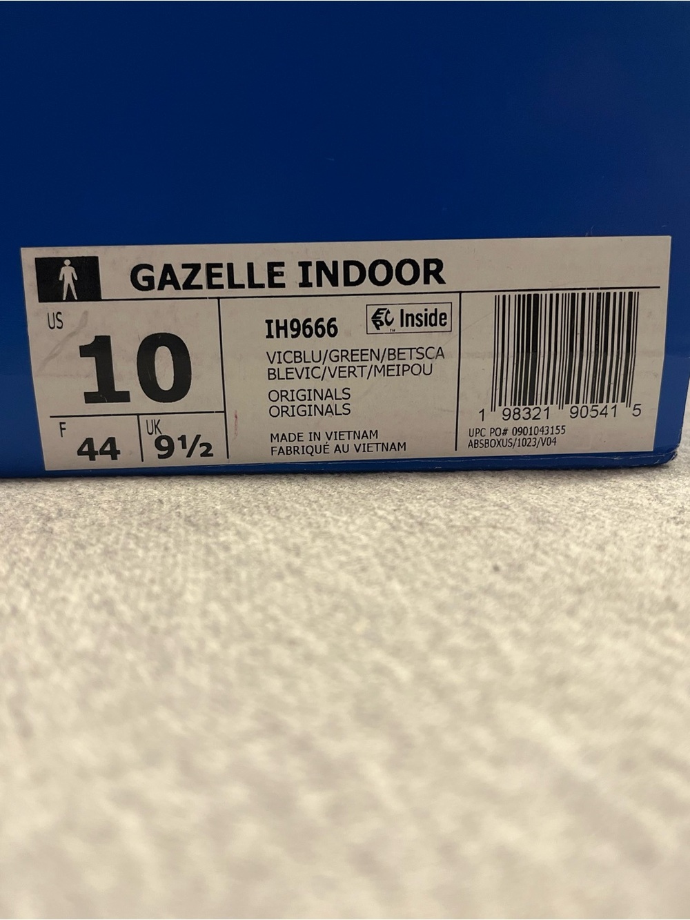 Adidas Originals Gazelle Indoor FIFA World Cup 2026 Italy Men Shoe Size 10 IH966 - Picture 11 of 12